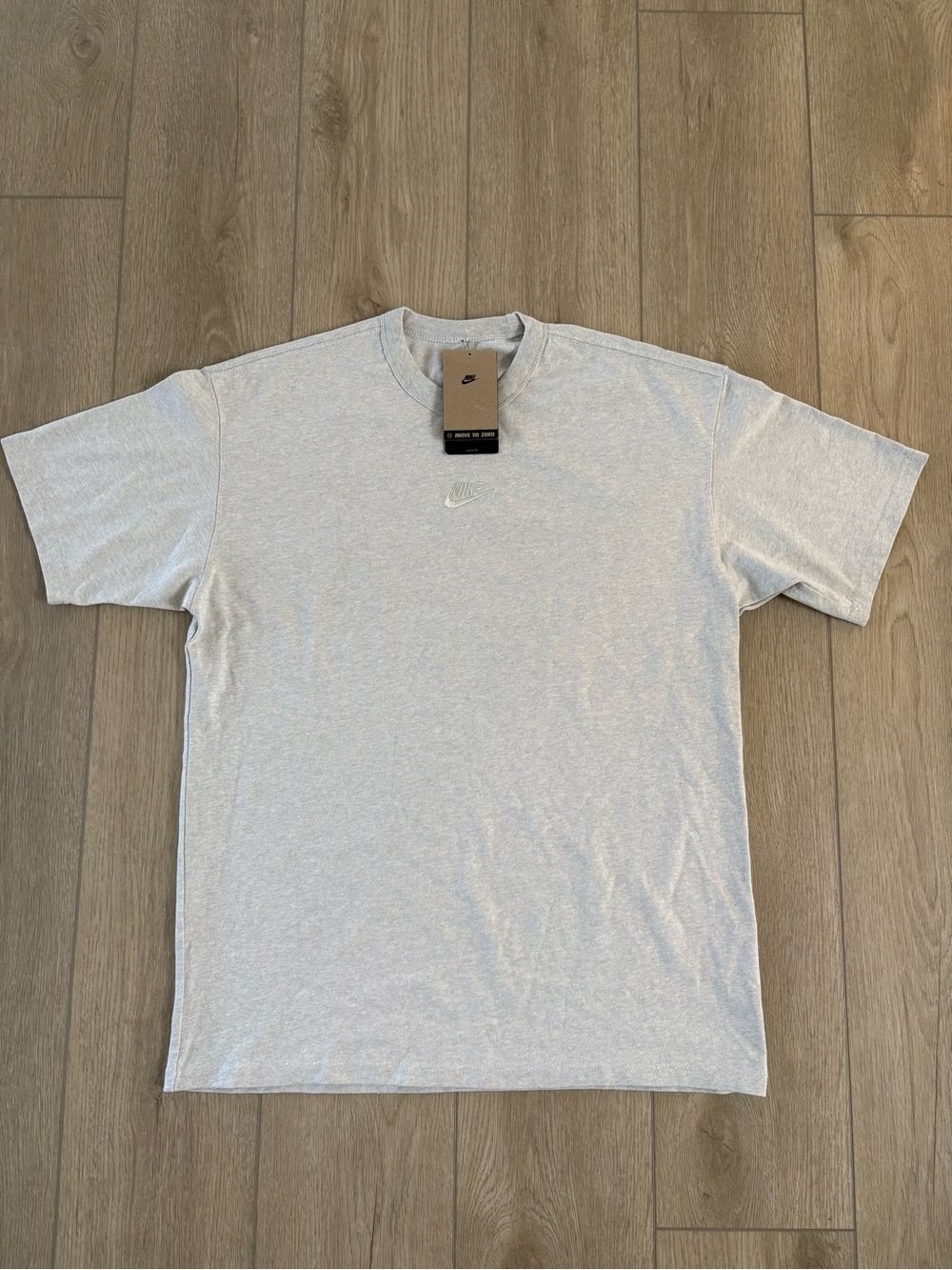 Nike Light Gray Heather Short Sleeve Logo Tee